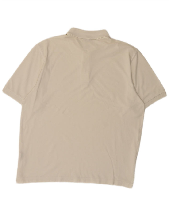 Polo Invicta para hombre de algodón blanco grande