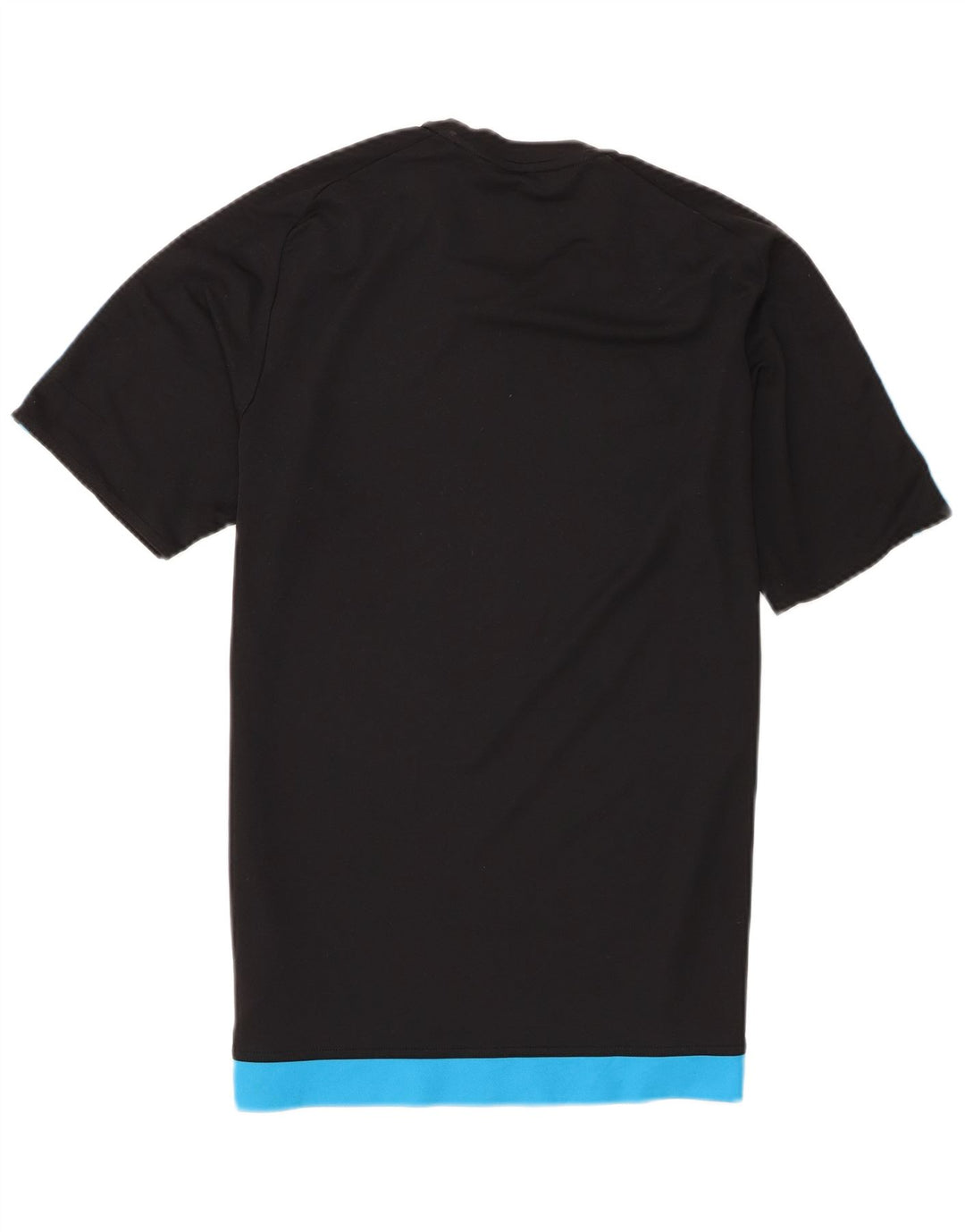 Adidas Hombre Climalite Camiseta Top Medio Negro Colorblock Poliéster