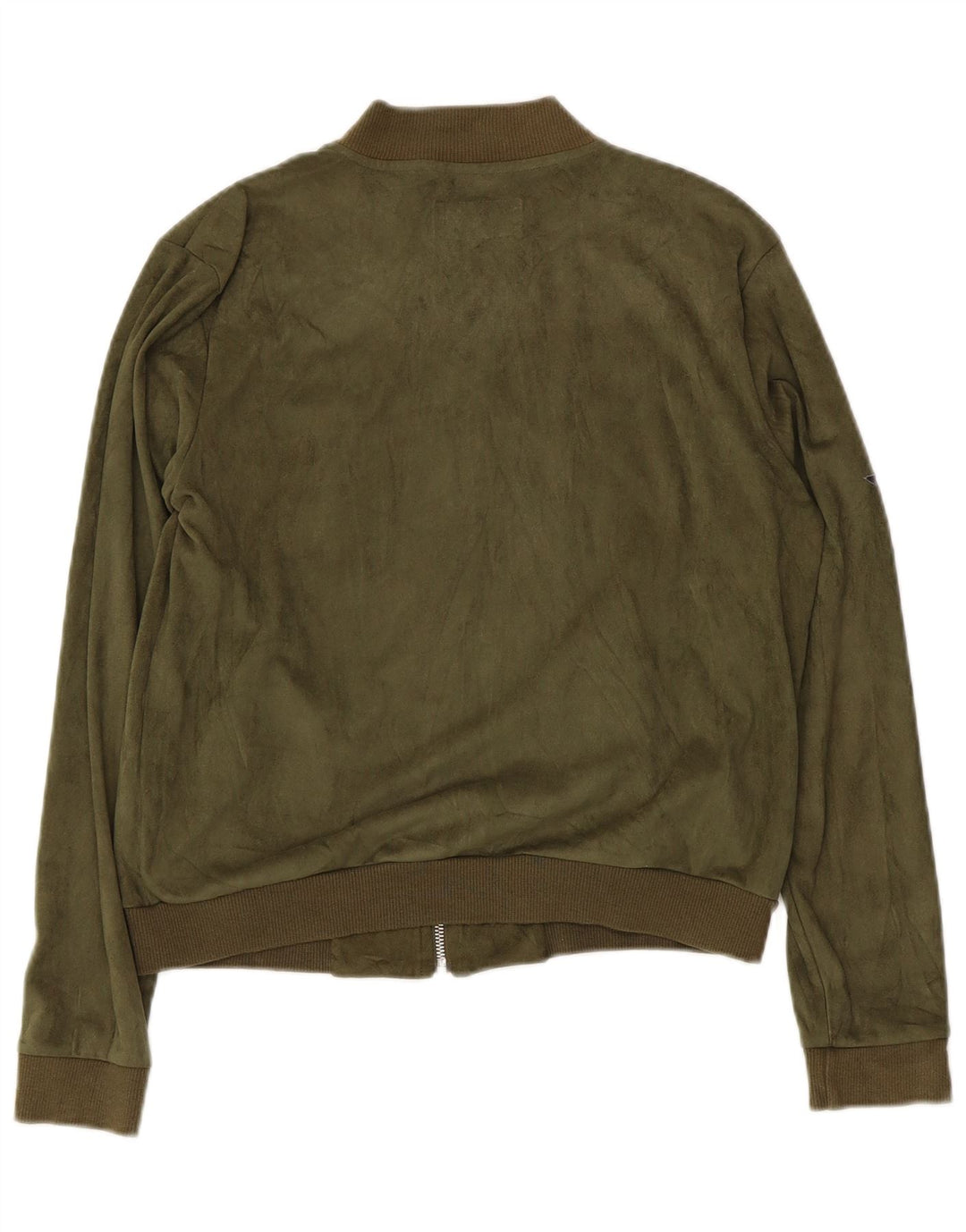 Hard Rock Cafe Chaqueta Bomber Corta Dubái para Mujer UK 44 Poliéster Verde Medio