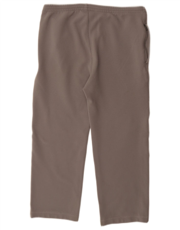 Kappa Pantalones Capri de Chándal para Mujer UK 44 Poliéster Gris Medio