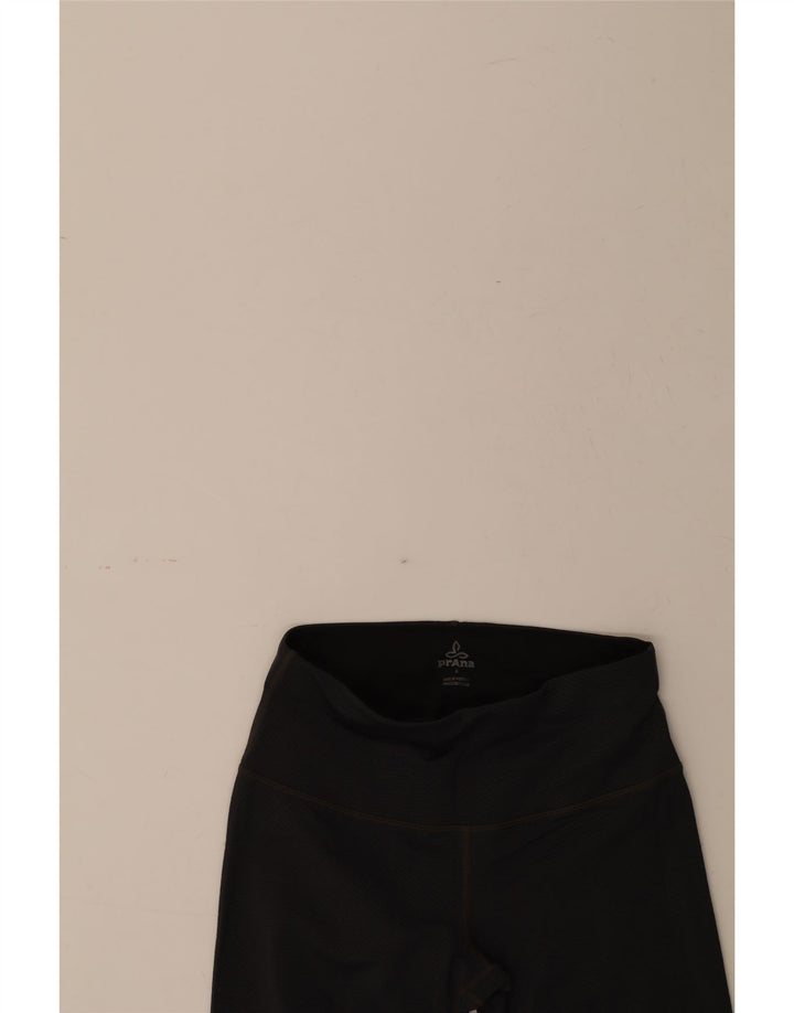PRANA Womens Capri Leggings UK 8 Small Grey Polyester Vintage Prana and Second-Hand Prana from Messina Hembry 
