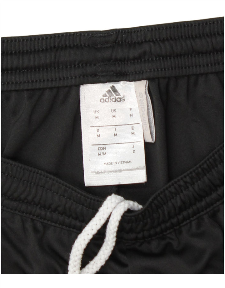 ADIDAS Hombres Climalite Sport Shorts Medio Negro Colorblock Poliéster