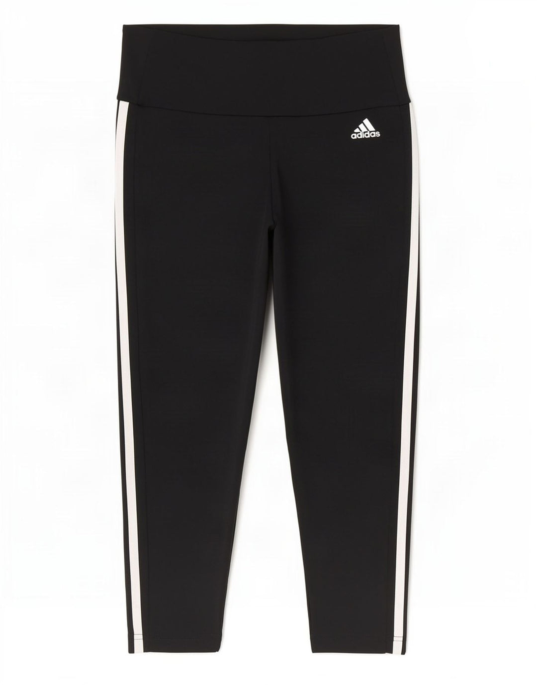 Adidas Mujer Aeroready Capri Leggings UK 8/10 Pequeño Negro Poliéster