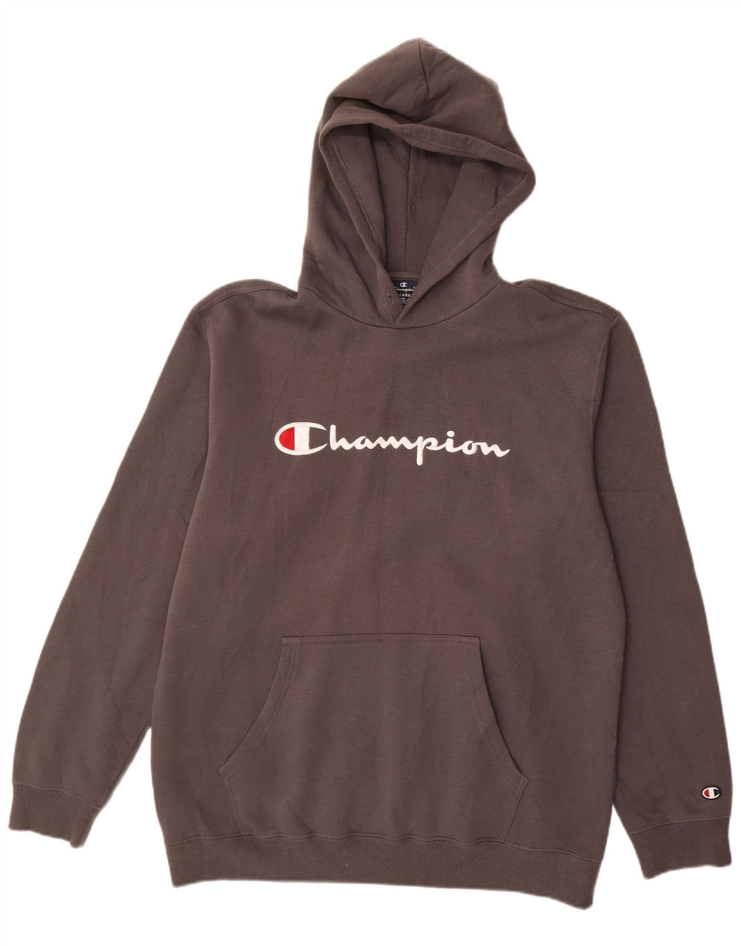 CHAMPION Jersey con capucha gráfico para hombre 2XL Gris