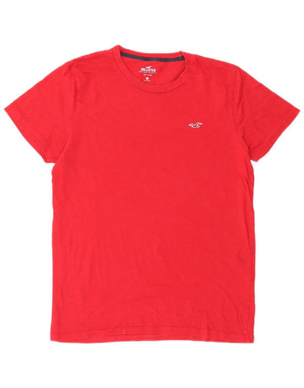 Camiseta Hollister Hombre Top Medium Rojo Algodón