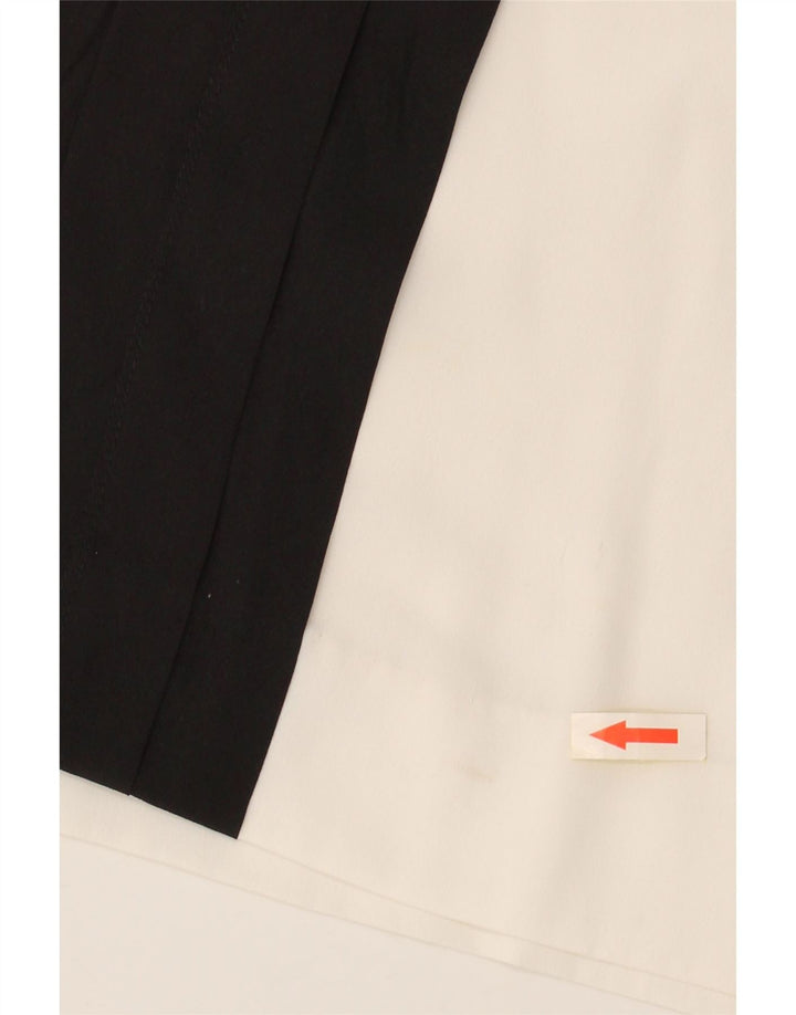 CALVIN KLEIN Blusa sin mangas para mujer UK 44 Medium White Colourblock