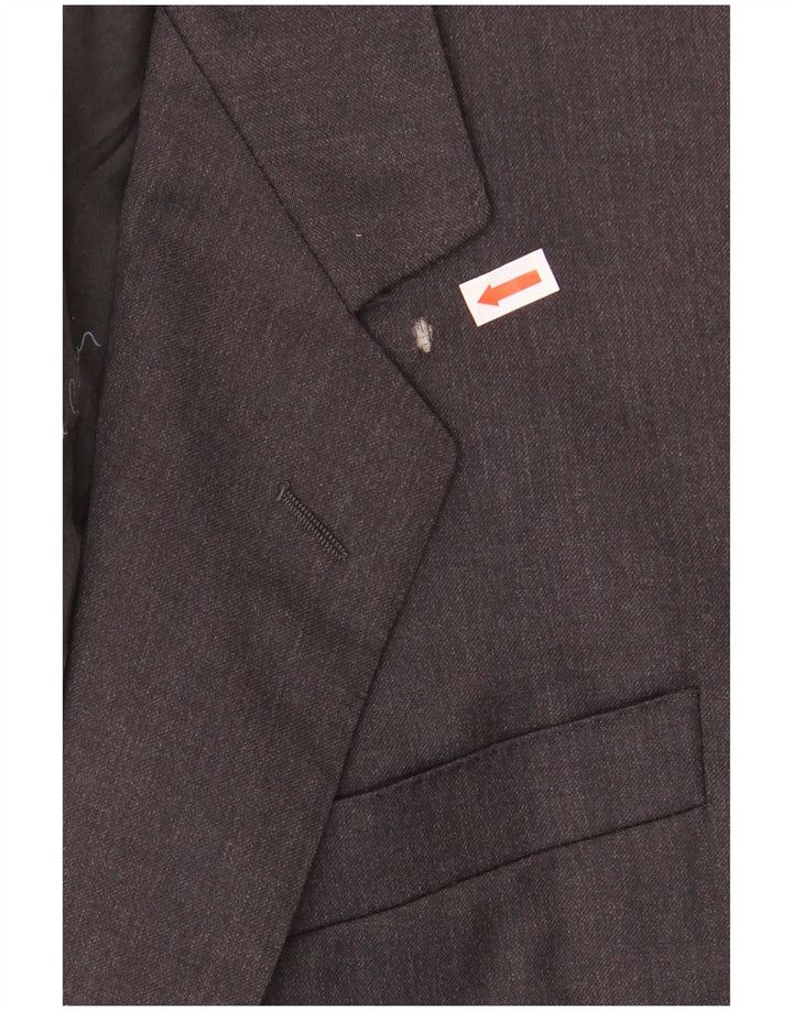 Pierre Cardin Chaqueta Blazer de 2 Botones para Hombre UK 38 Mediano Púrpura