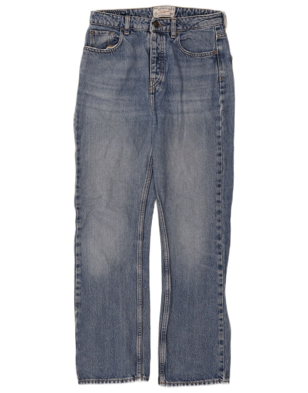 Vaqueros rectos para mujer Fat Face UK 8 Small W27 L28 Algodón azul