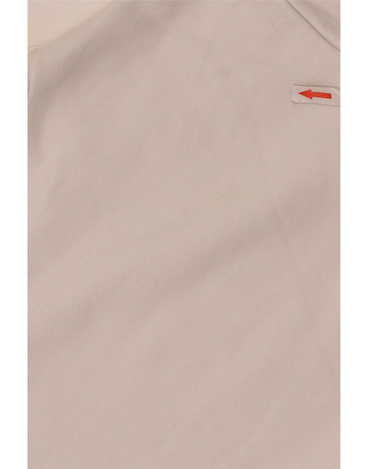 Diesel Hombre Sudadera Gráfica Jersey Grande De Algodón Blanco