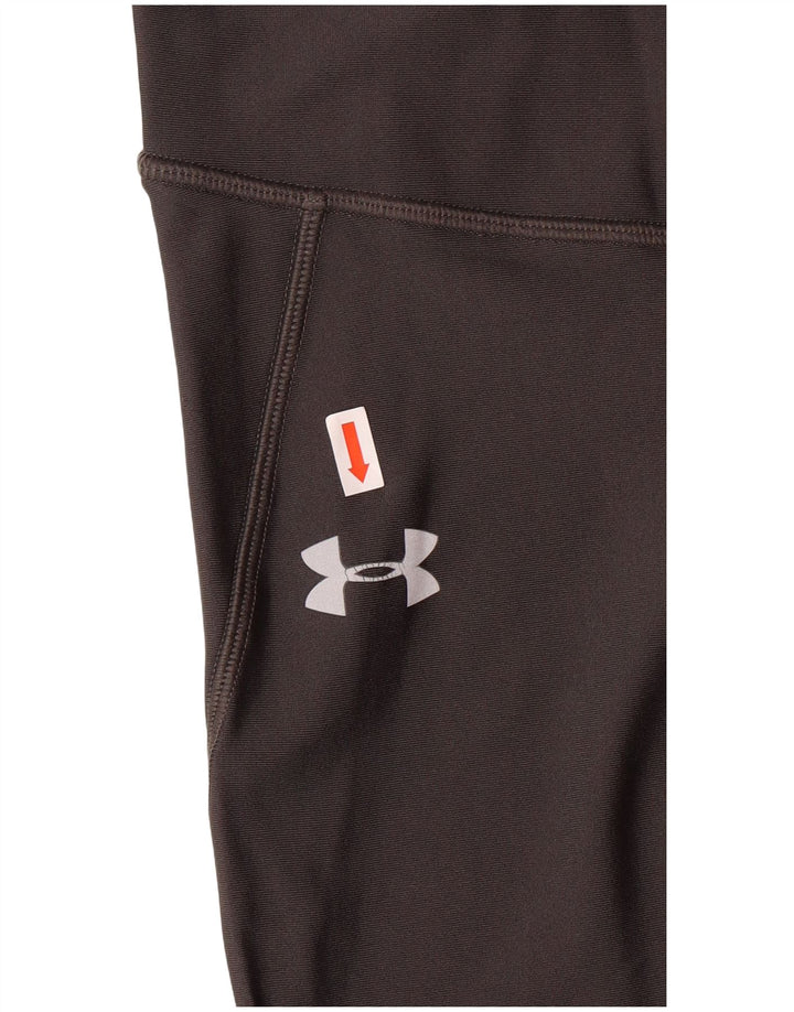 UNDER ARMOUR Leggings Heat Gear para mujer Reino Unido 8 Pequeño Gris Colorblock