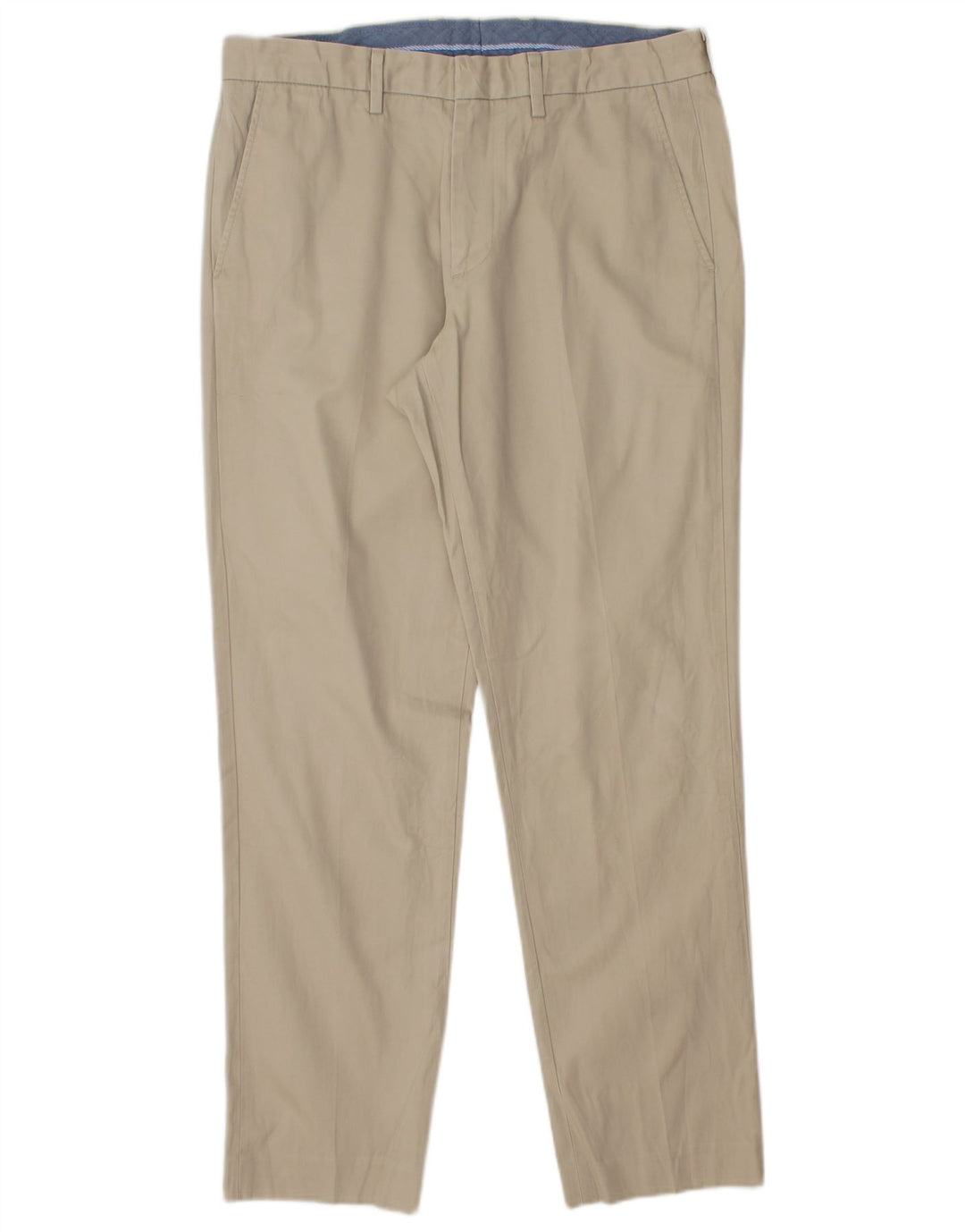 J. CREW Pantalones chinos delgados BOWERY para hombre W32 L30 Algodón beige