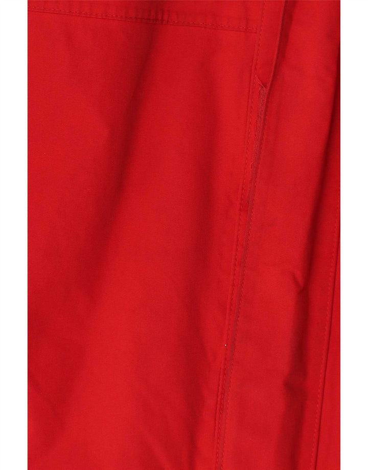 Jack Wolfskin Chaqueta cortavientos para hombre UK 44 XL Rojo Colorblock Poliamida