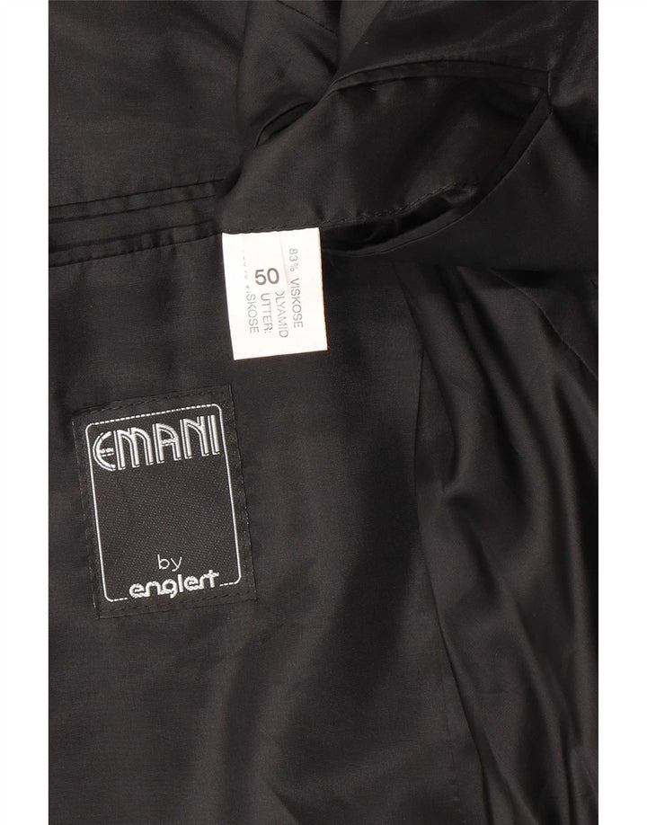 Emani Chaqueta Blazer De Mujer De Doble Botonadura IT 50 XL Viscosa Burdeos