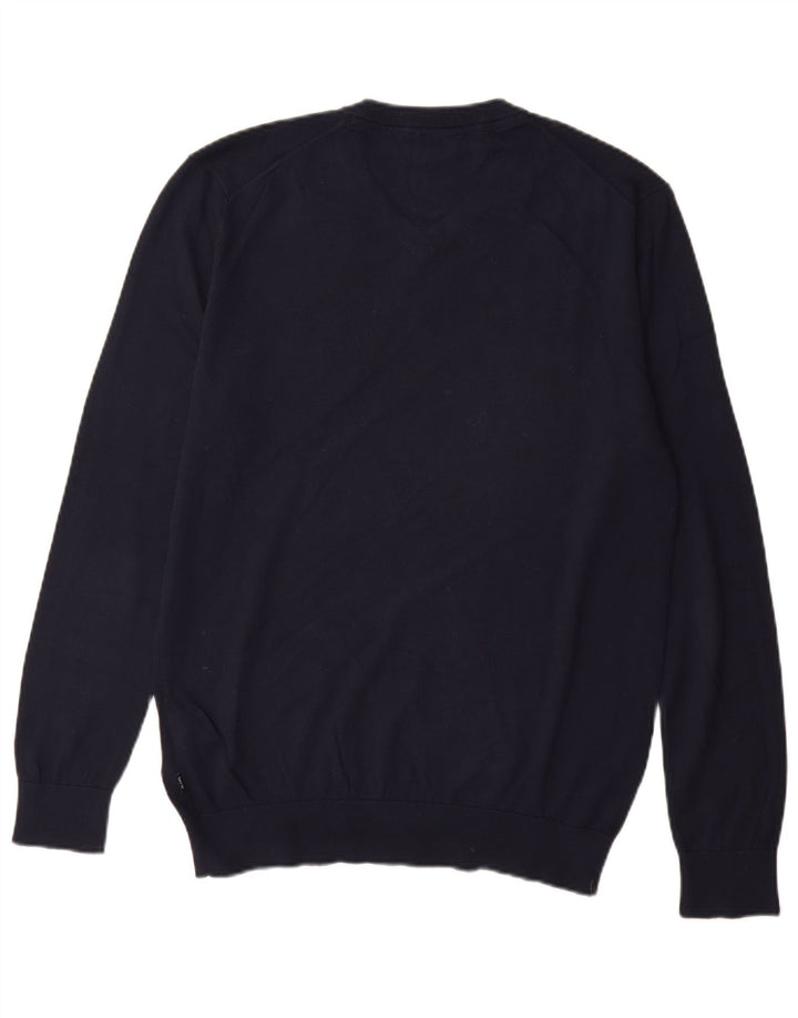 Joop Jersey con Cuello en V para Hombre Large Azul Marino Algodón
