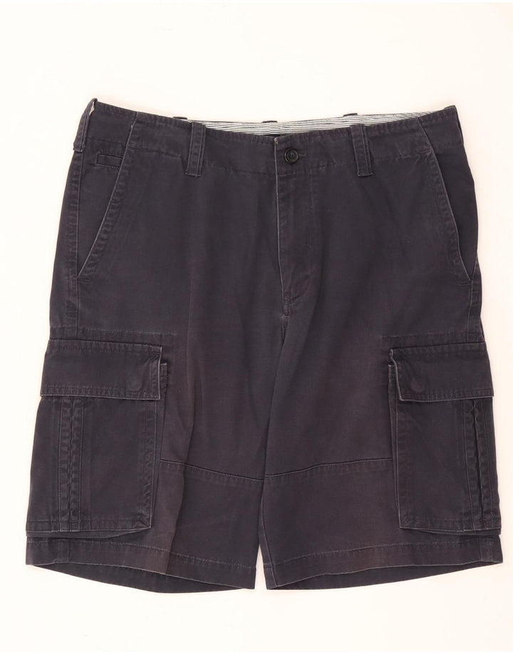 Tommy Hilfiger Shorts Cargo para Hombre W32 Grande Algodón Azul Marino