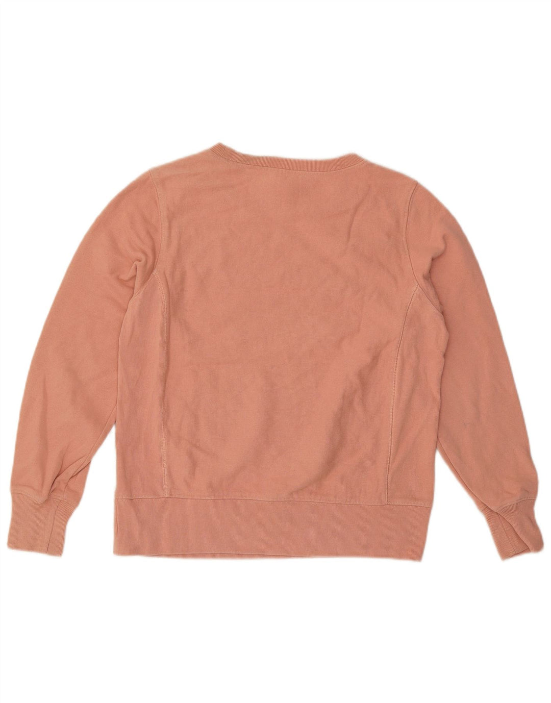 Champion Sudadera de tejido inverso para mujer, talla 40, talla grande, algodón naranja