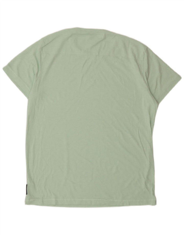 French Connection - Camiseta para hombre, talla grande, color verde, algodón