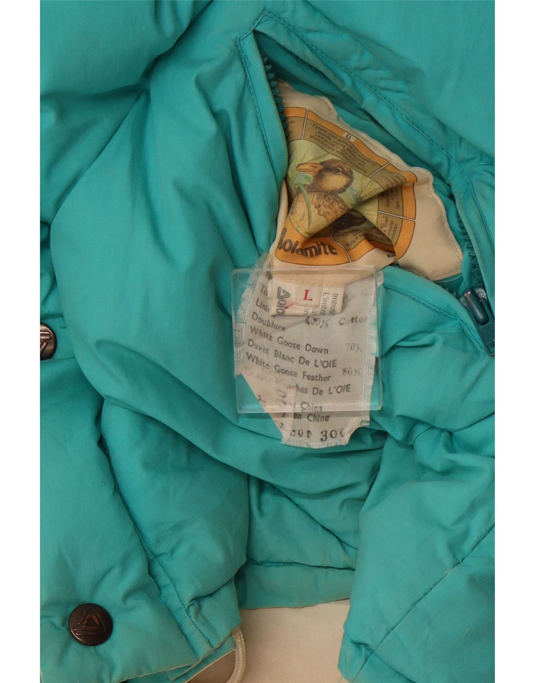 DOLOMITE Chaleco acolchado reversible para hombre Reino Unido 40 Algodón azul grande