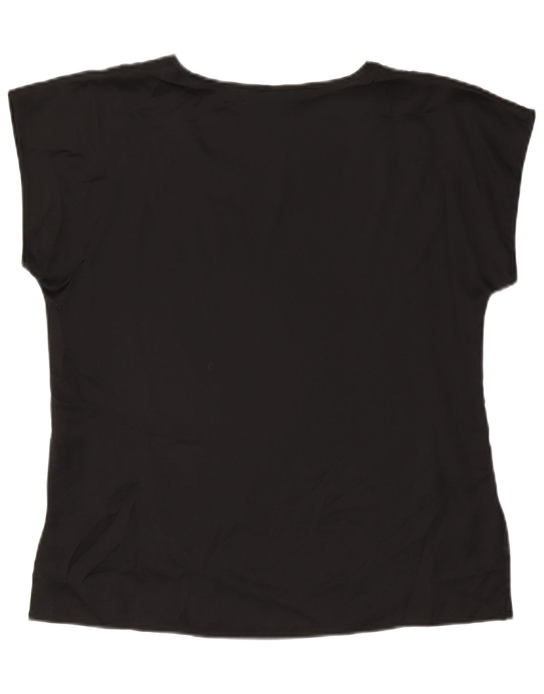 Marina Rinaldi Blusa extragrande para mujer Talla superior 19 Seda negra pequeña