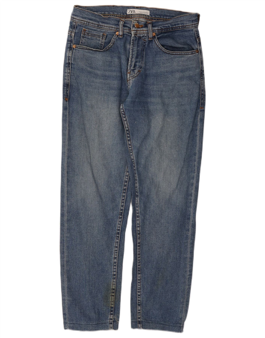 Zara Mens Slim Jeans EU 38 Small W30 L28 Azul