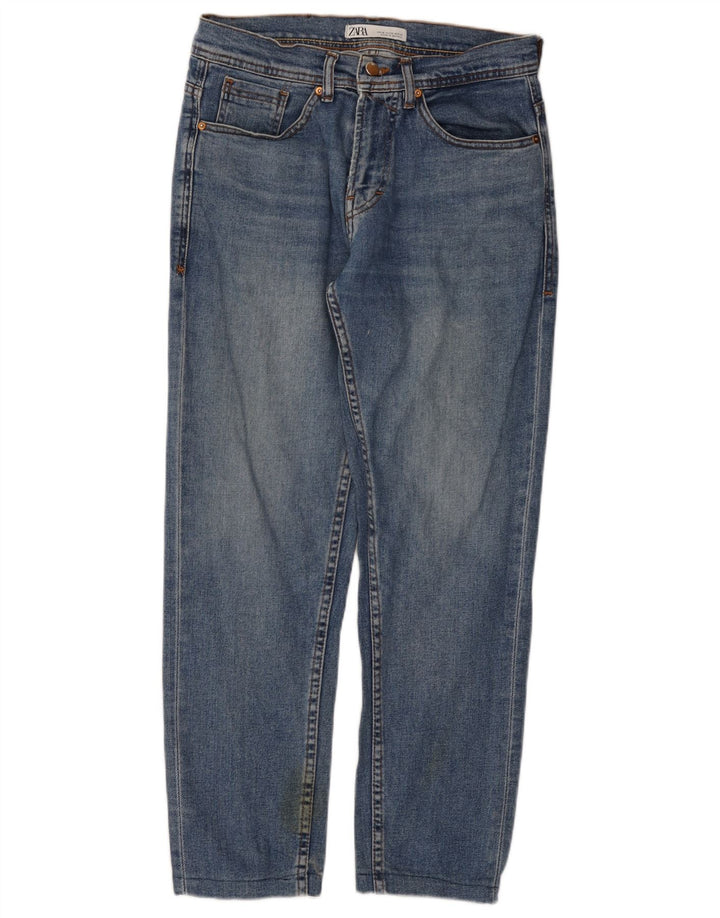 Zara Mens Slim Jeans EU 38 Small W30 L28 Azul