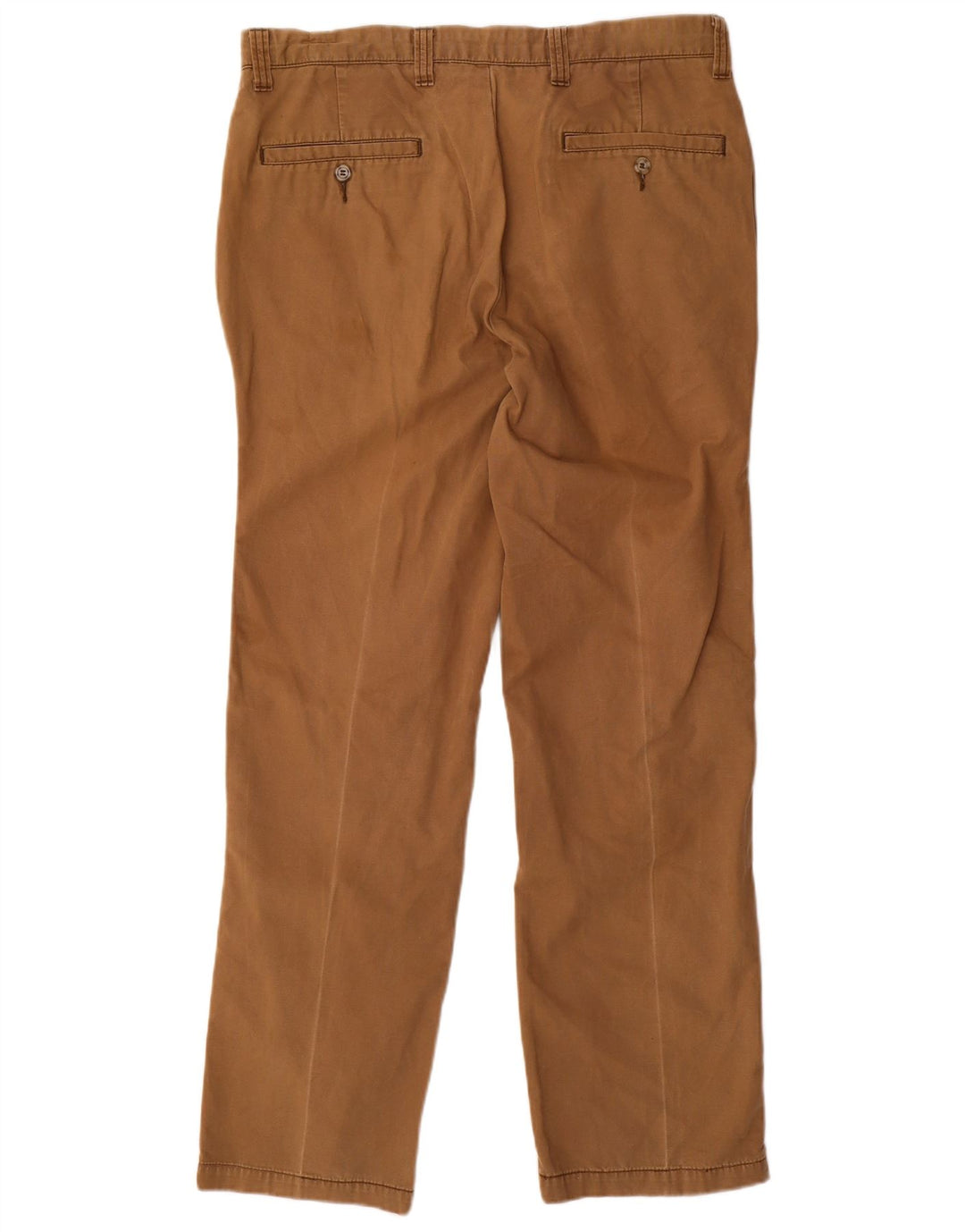 DOCKERS Pantalón chino recto de corte clásico para hombre W34 L32 Algodón beige