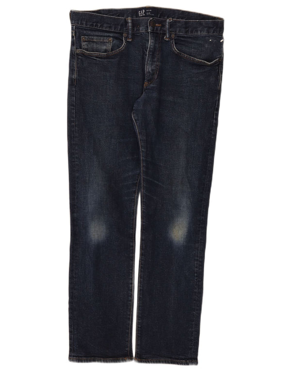 Vaqueros ajustados para hombre Gap W32 L27 Algodón azul marino