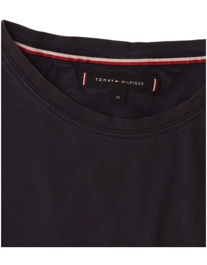 TOMMY HILFIGER Camiseta para hombre Top Medium Azul marino Algodón