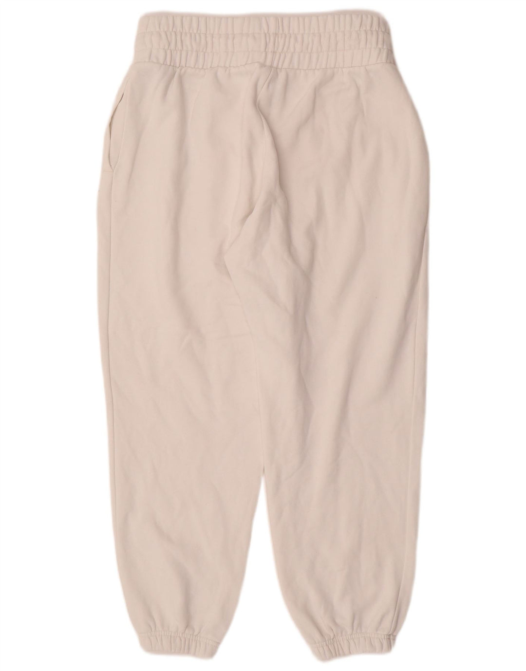 PUMA Pantalones de chándal para hombre Joggers Large White Cotton