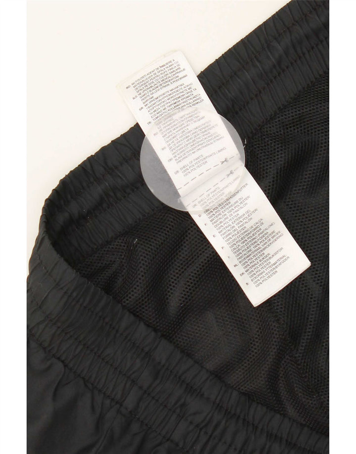 Adidas Pantalones de chándal para hombre UK 38/40 Medium Negro Poliéster