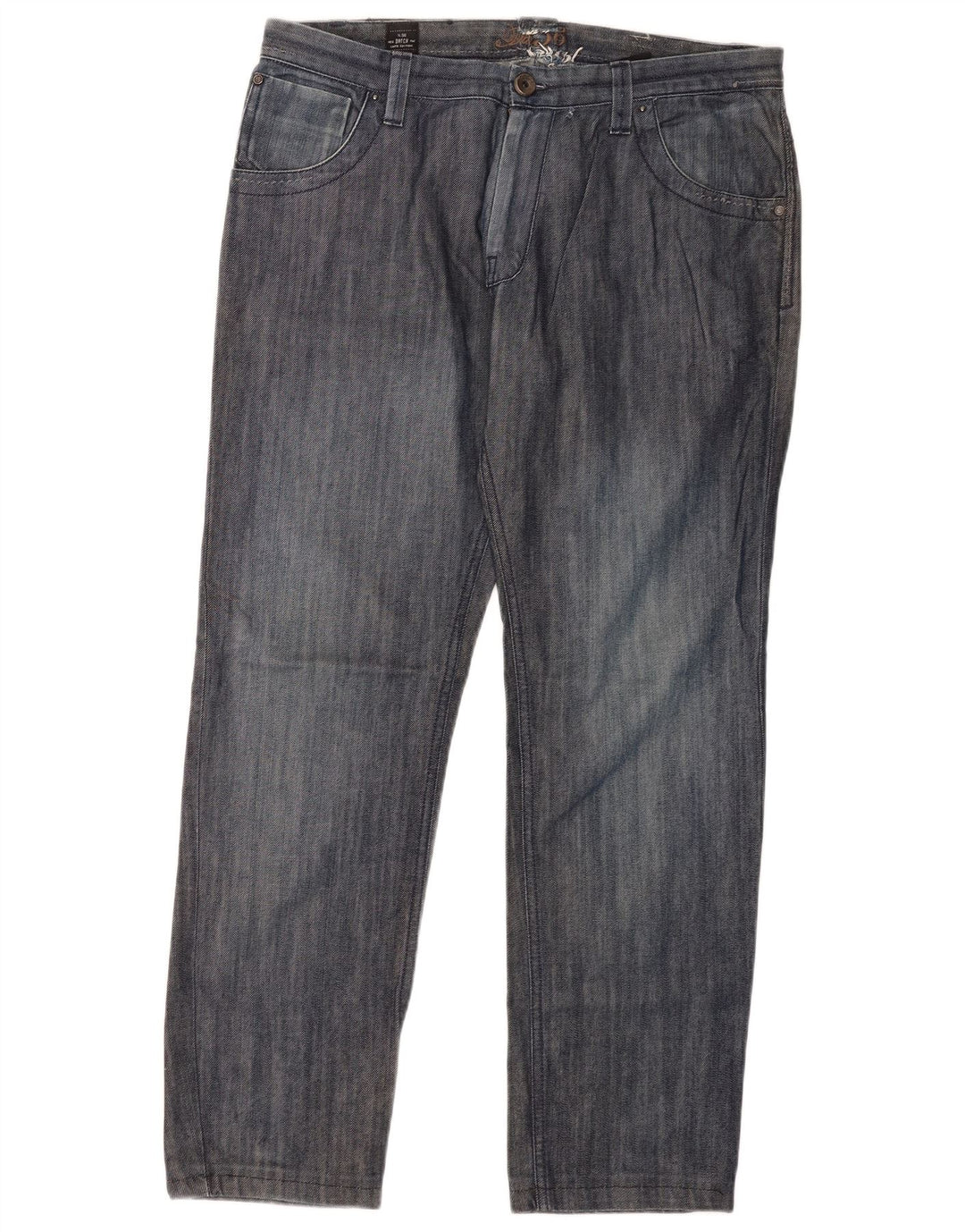 Vaqueros rectos para hombre Datch W36 L30 Algodón azul marino