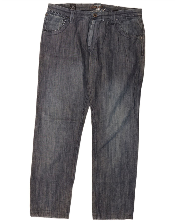 Vaqueros rectos para hombre Datch W36 L30 Algodón azul marino