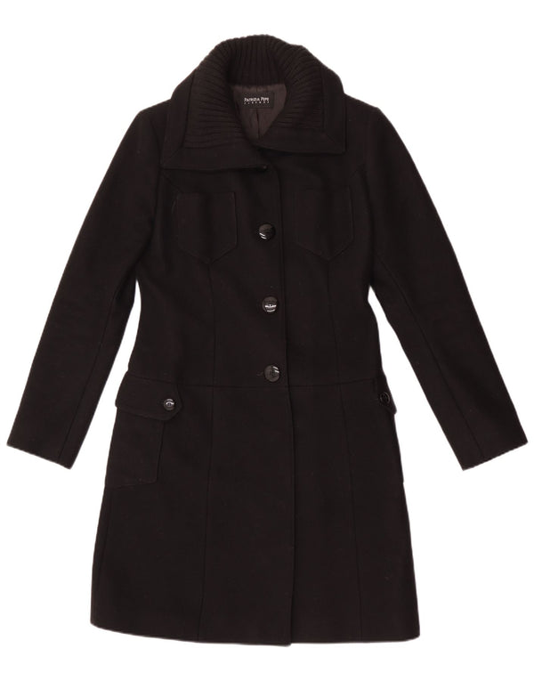 Patrizia Pepe Abrigo para mujer UK 8 Small Black