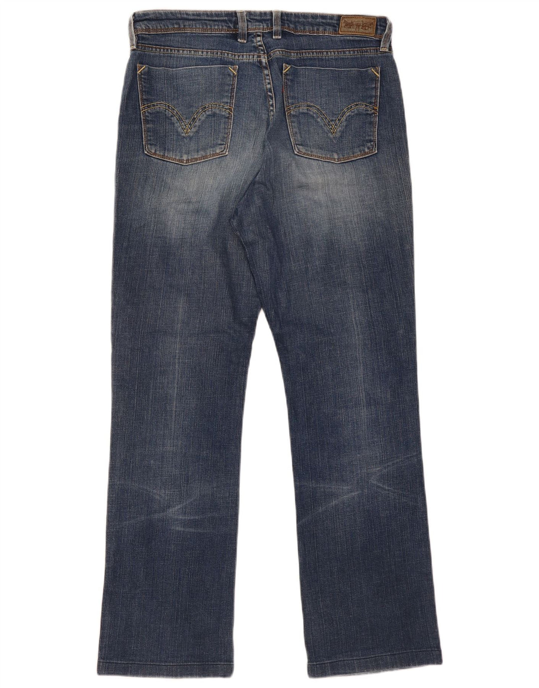 Vaqueros Levi's Mujer 627 Rectos W34 L30 Algodón Azul