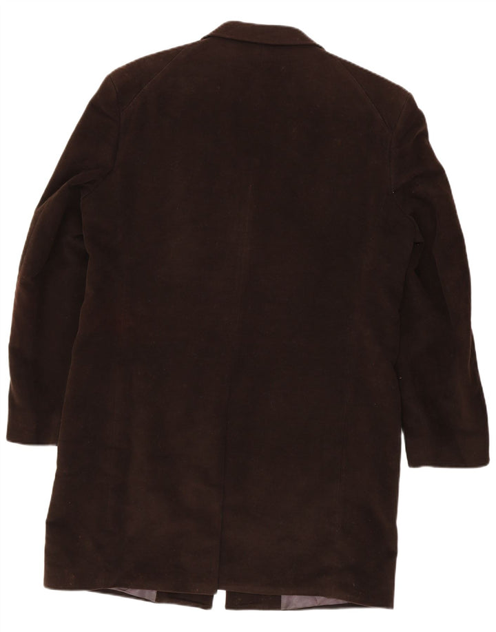 French Connection Abrigo para hombre UK 40 Grande Algodón marrón