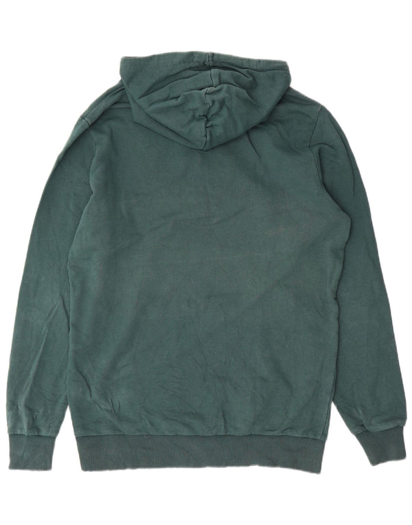 Puma Hombre Sudadera Con Capucha Gráfica Jersey De Algodón Verde Medio