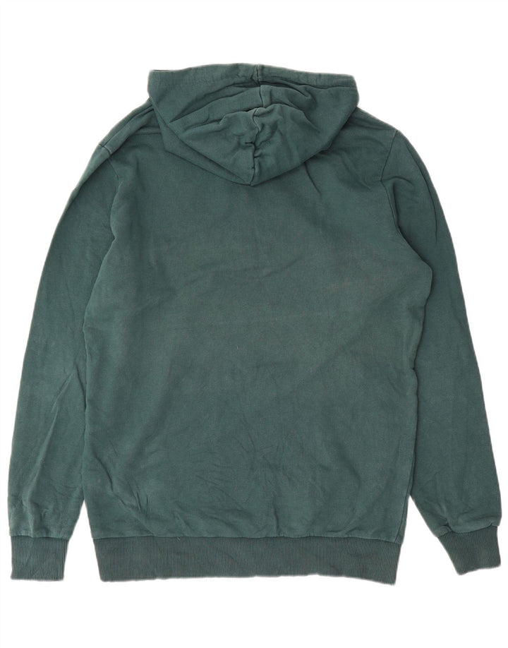 Puma Hombre Sudadera Con Capucha Gráfica Jersey De Algodón Verde Medio
