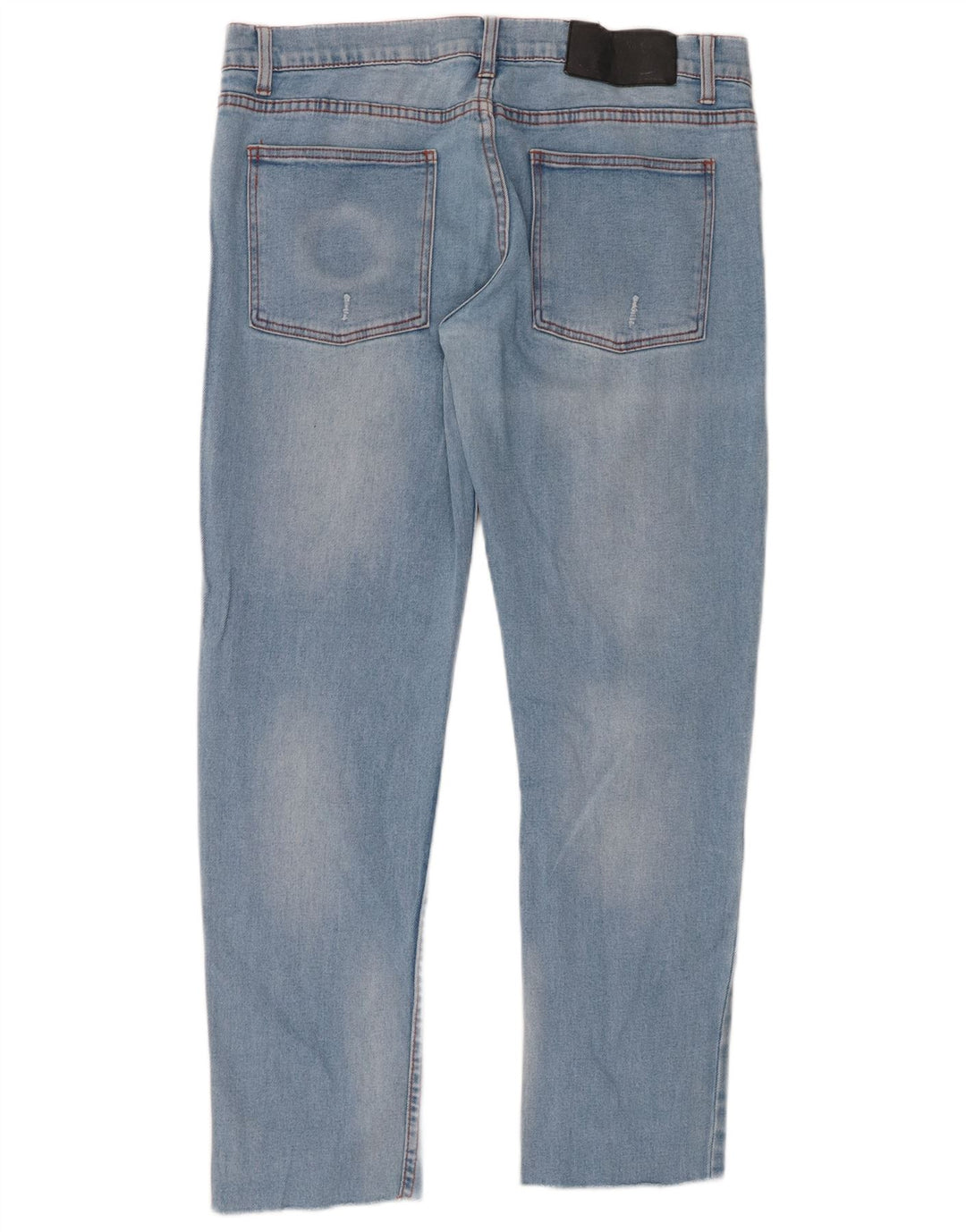 CHEAP MONDAY Vaqueros ajustados desgastados para hombre W32 L28 Algodón azul