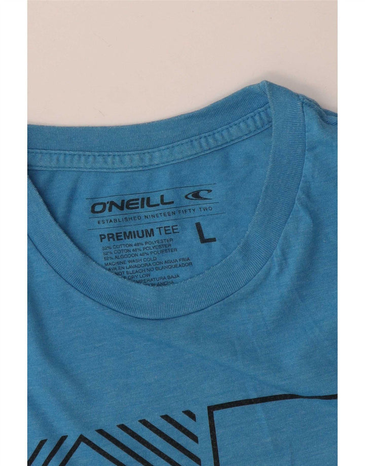 O'Neill - Camiseta gráfica para hombre, talla grande, algodón azul