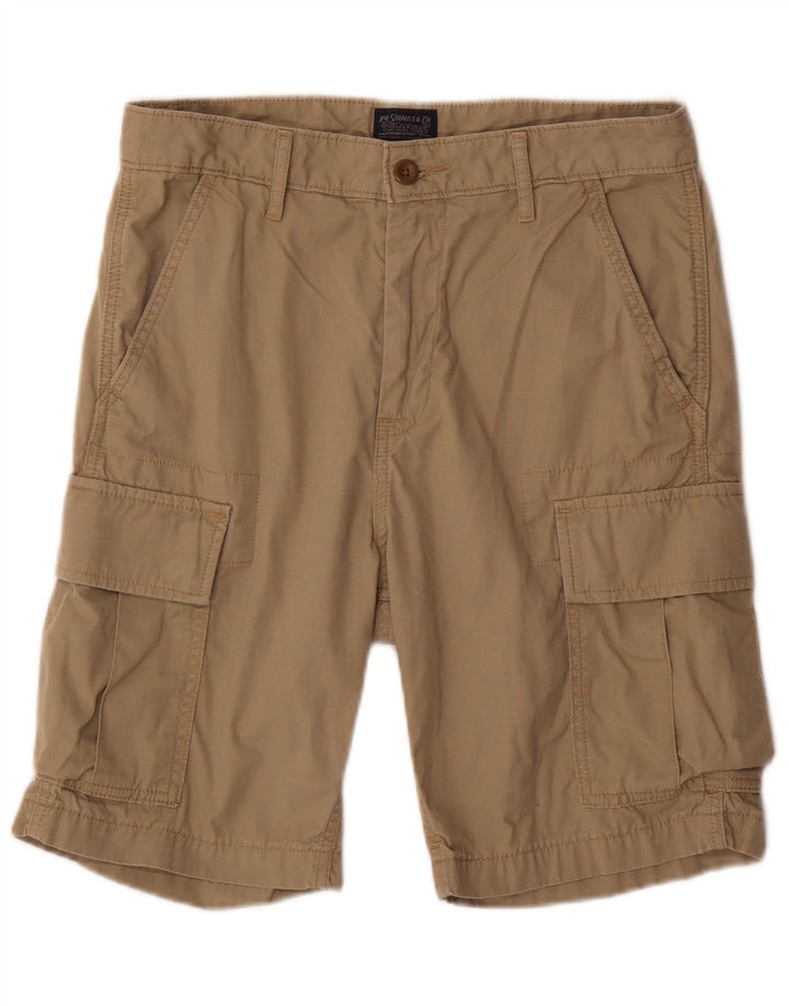 Shorts cargo Levi's para hombre W29 Algodón a rayas beige medio