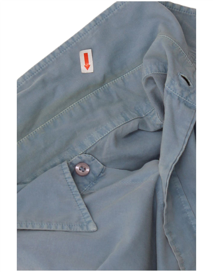 WRANGLER Camisa Hombre Grande Azul Algodón