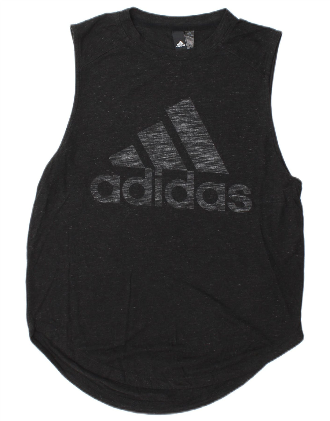 Adidas Mens Graphic Vest Top Pequeño Rayón Moteado Negro