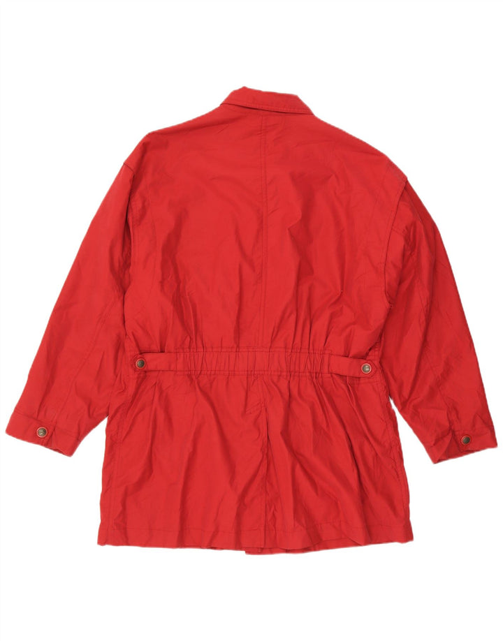 Penny Black Chaqueta utilitaria para mujer UK 46 Grande Algodón rojo