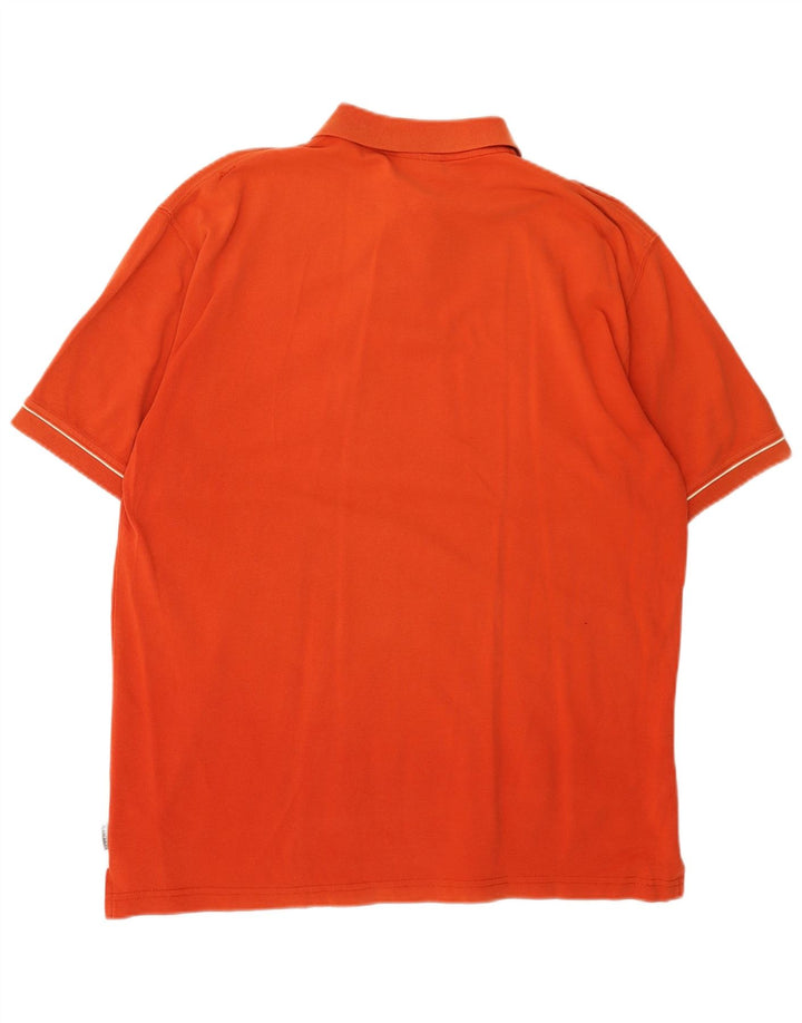 REEBOK Polo Hombre XL Naranja Algodón
