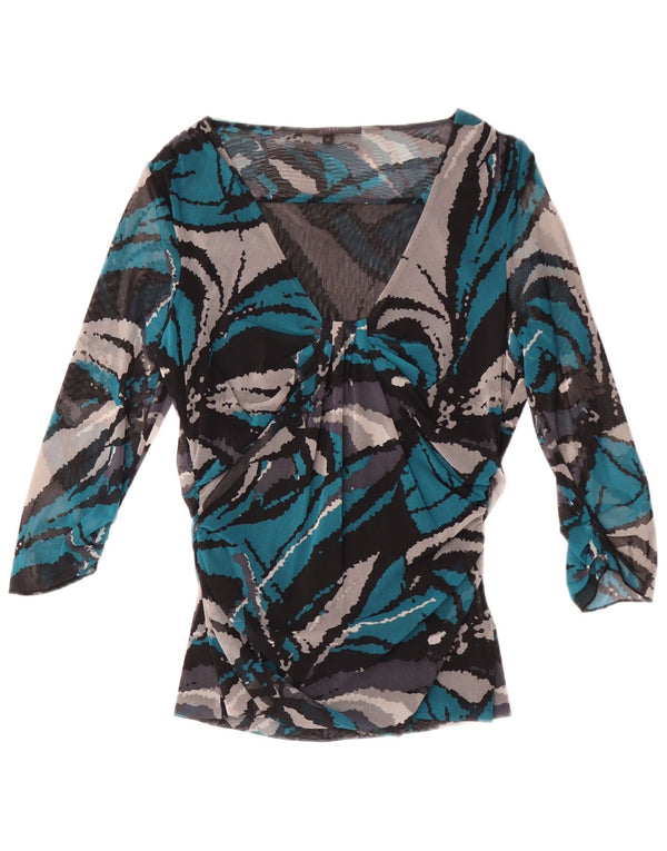 Blusa con estampado abstracto para mujer Coast UK 44 Medium Multicolor
