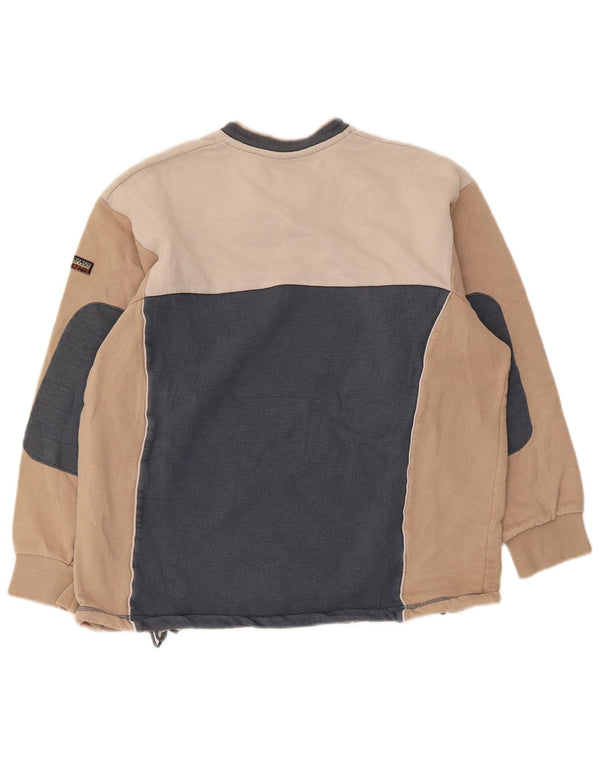 Napapijri Mens Graphic Sweatshirt Jumper XS Multicoloured Colourblock