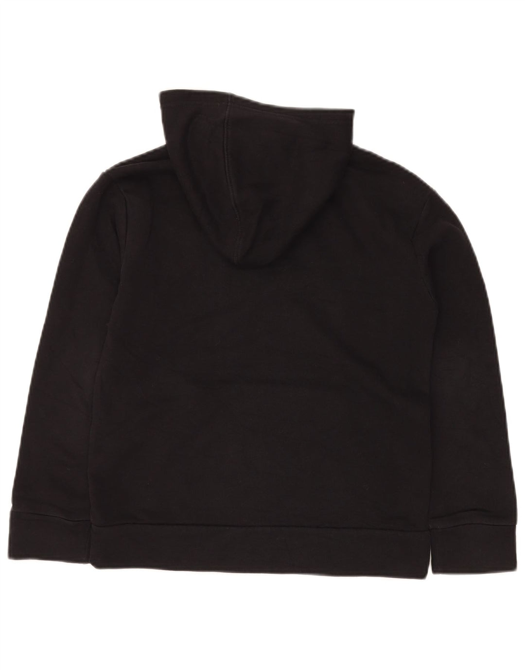 PUMA Sudadera con capucha gráfica para niños de 10 a 11 años, talla mediana, color negro con lunares