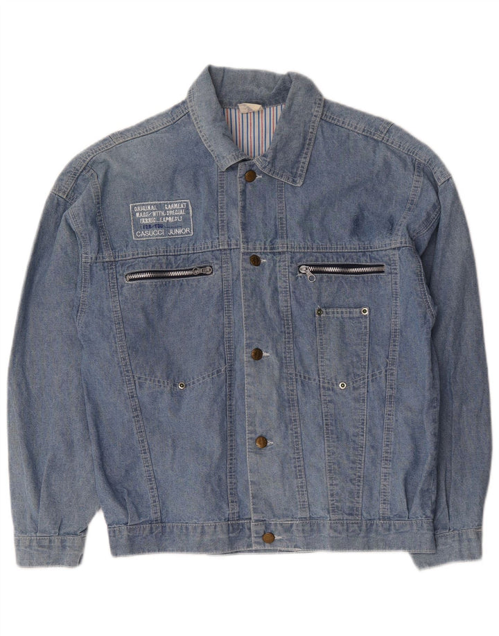 Chaqueta Vaquera Casucci Mujer IT 42 Algodón Azul Medio