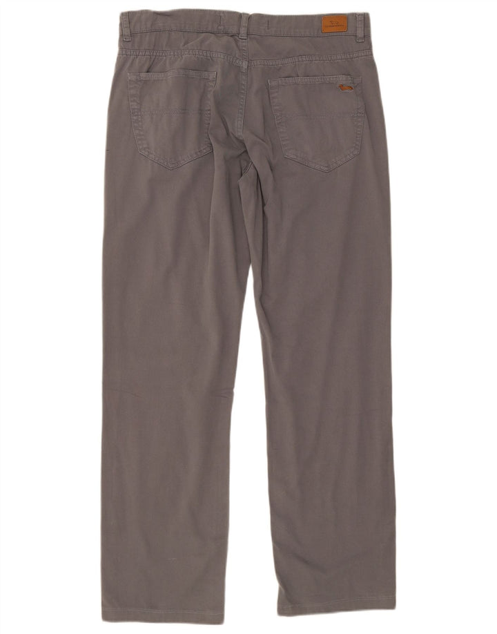 Harmont & Blaine Pantalones informales rectos para hombre IT 48 Algodón gris medio