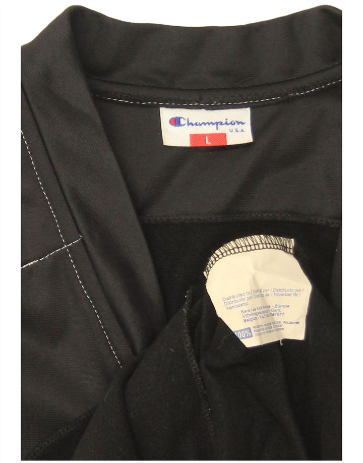 Champion Chaleco para hombre UK 40 Grande Poliéster negro